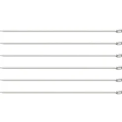 Churrasco grillspyd 33,5 cm sølv