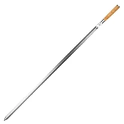 Churrasco grillspyd V-form 70 cm stål/oliventre