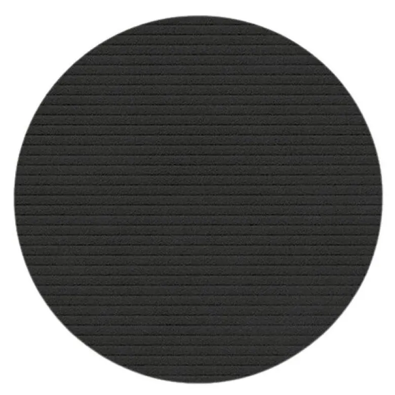 Circle Corduroy glassbrikke 10 cm Black Ink