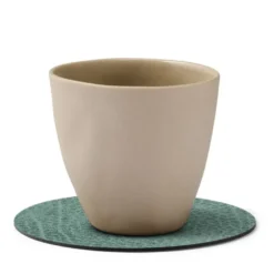 Circle Hippo glassbrikke 10 cm pastell grønn