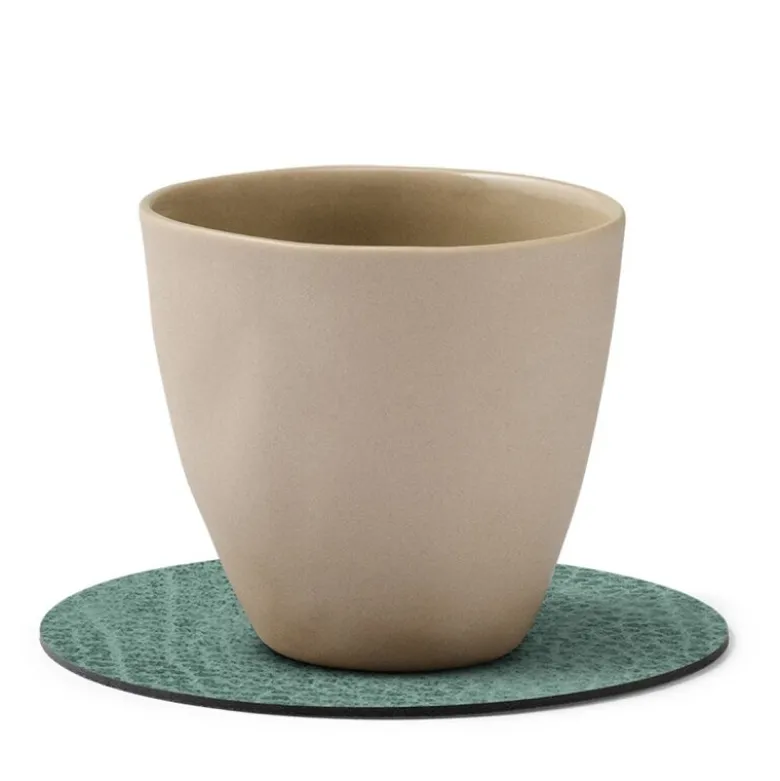 Circle Hippo glassbrikke 10 cm pastell grønn