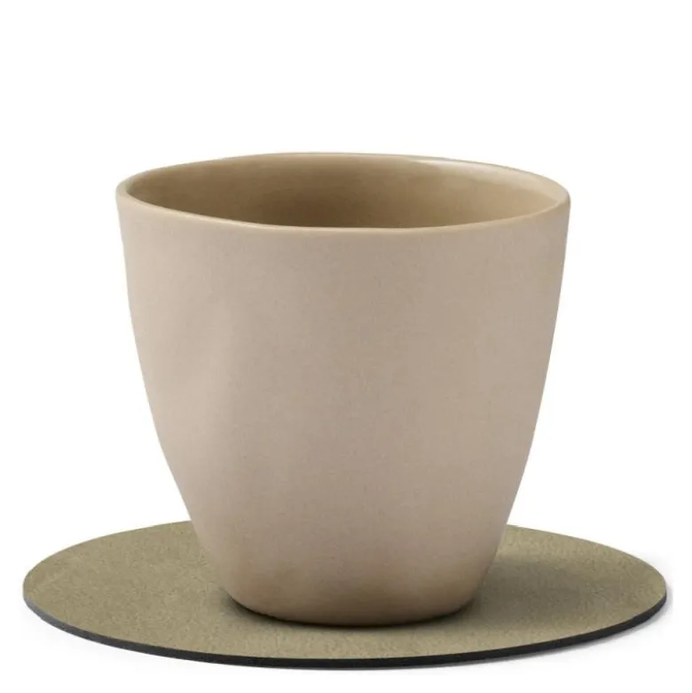 Circle Nupo glassbrikke 10 cm herbal dust