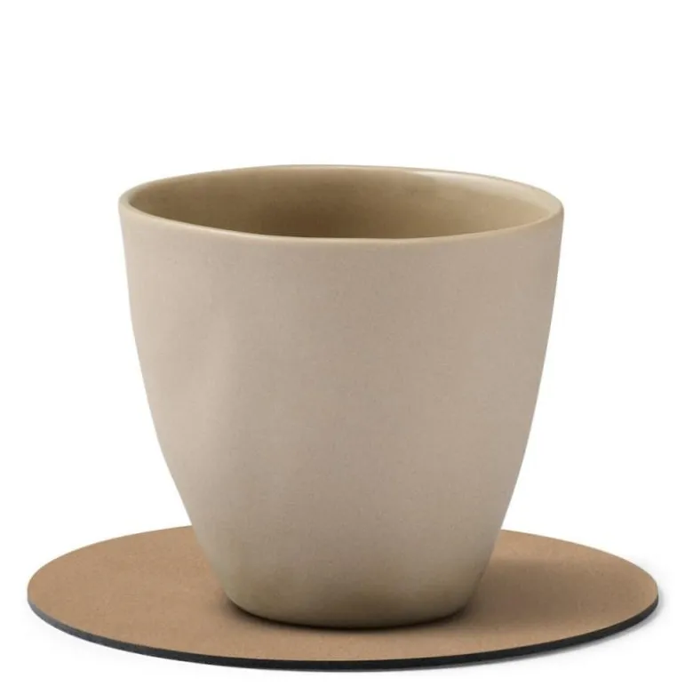 Circle Nupo glassbrikke 10 cm nougat