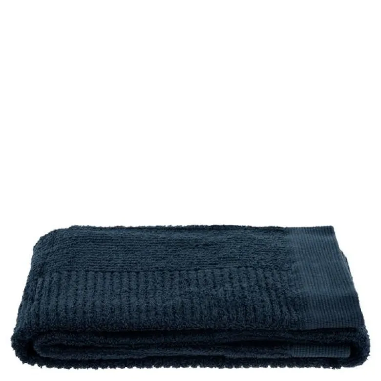 Classic badehåndkle 140x70 cm dark blue