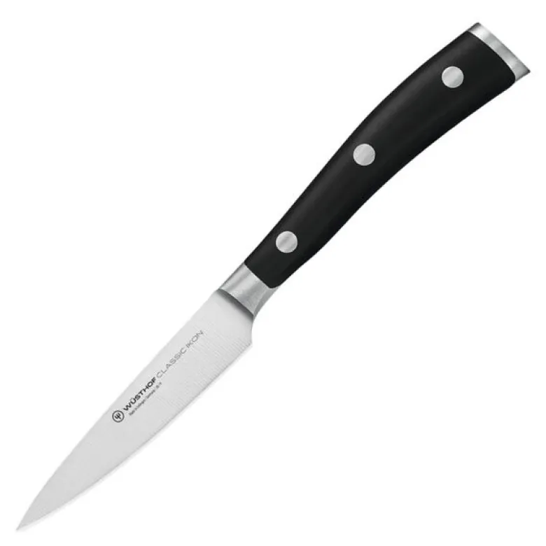 Classic Ikon skrellekniv 9 cm svart