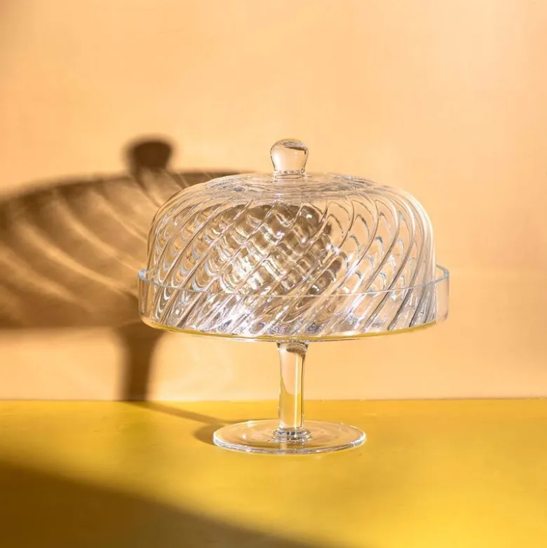 Classic kakefat 24 cm glass