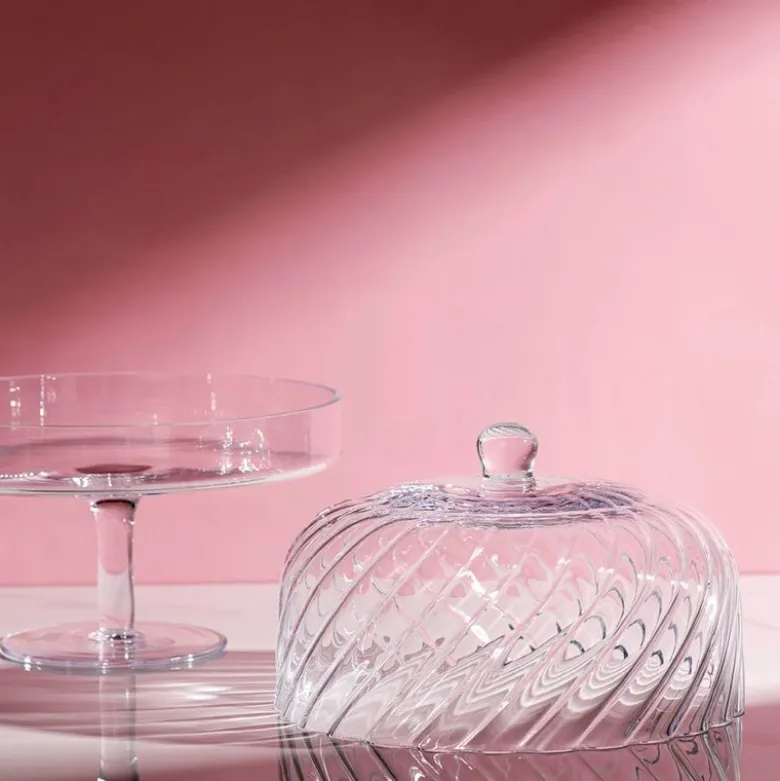 Classic kakefat 24 cm glass