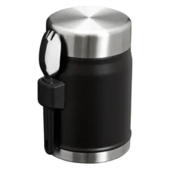 Classic mattermos med skje 0,4L svart