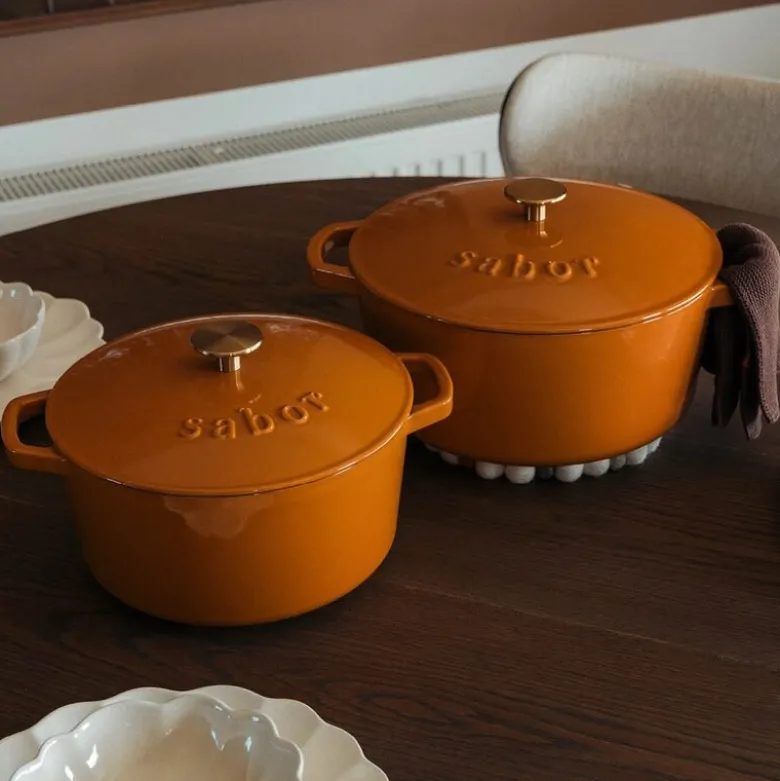 Classic støpejernsgryte 6,7L pumpkin spice