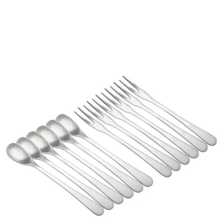 Classic tapas-sett 12 cm 12 stk stål
