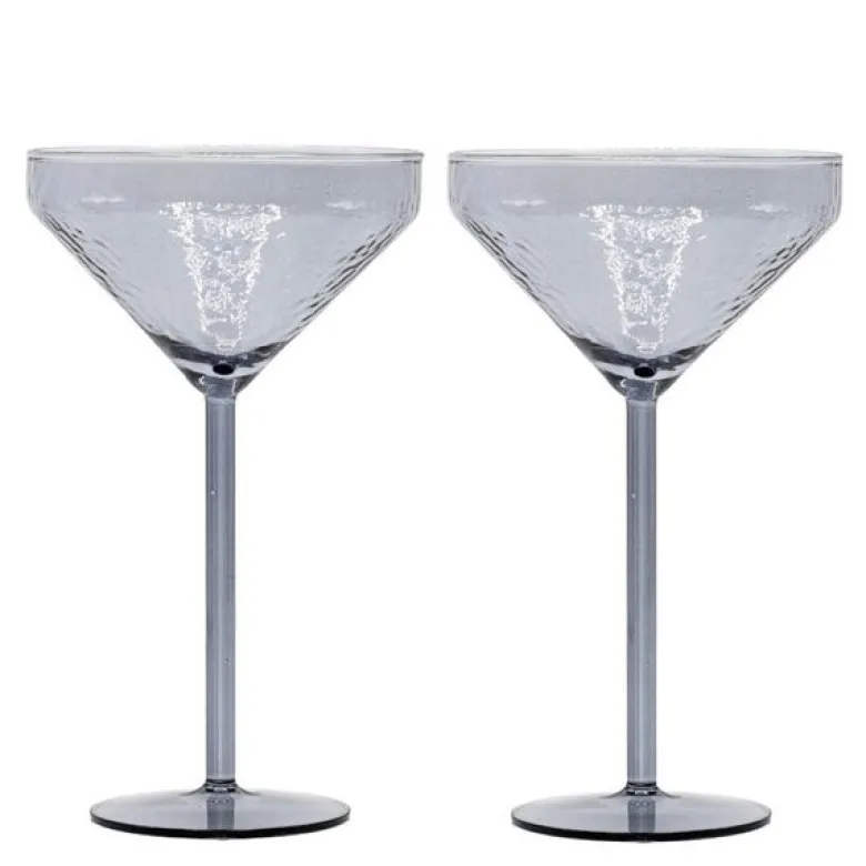 Claude cocktailglass 25 cl 2 stk grå