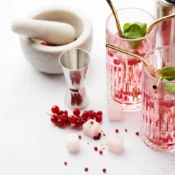 Cocktailmålebeger 8 cm stål