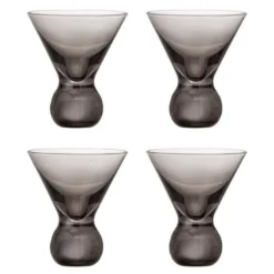 Coctailglass Corliss 16,5 cl 4 stk grå