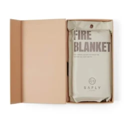 Coffee Table Book med brannteppe 16x28 cm beige