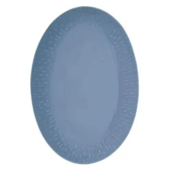 Confetti ovalt fat 36x25,5 cm blueberry