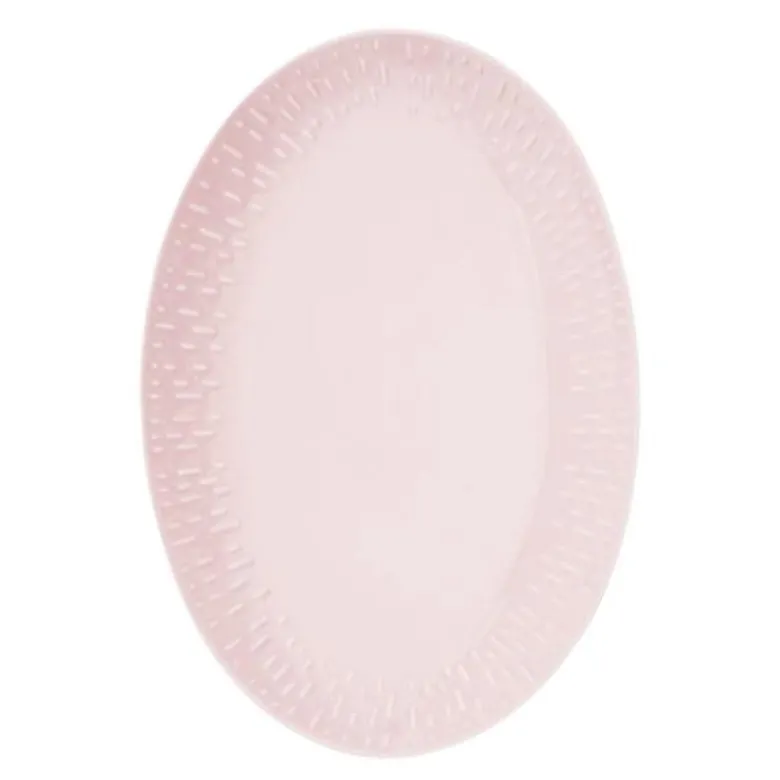 Confetti ovalt fat 36x25,5 cm candy floss