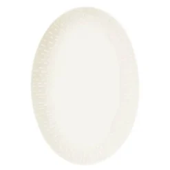 Confetti ovalt fat 36x25,5 cm vanilla