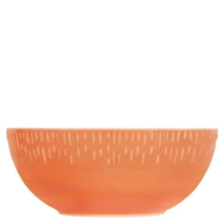 Confetti salatskål 23 cm apricot
