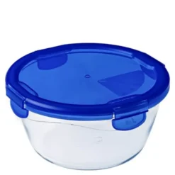 Cook & Go oppbevaringsboks 0,7L blå/klar