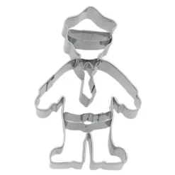 Cookie Cutters pepperkakeform politi 8 cm rustfritt stål