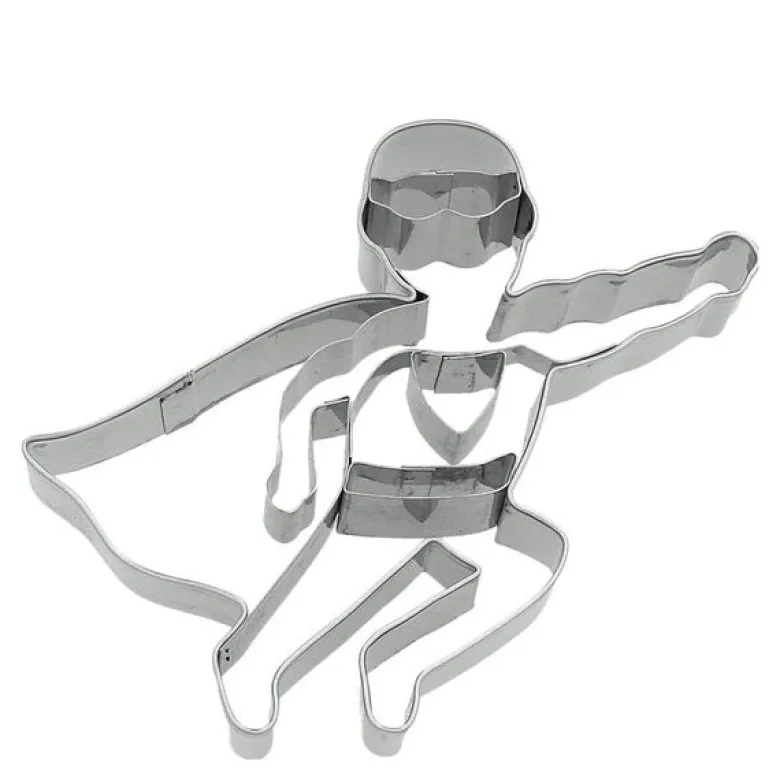 Cookie Cutters pepperkakeform superhelt 9 cm rustfritt stål