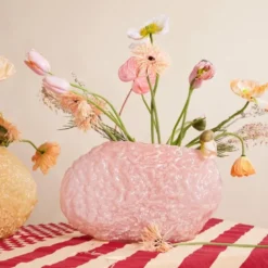 Corallo vase stor 28x45 cm rosa