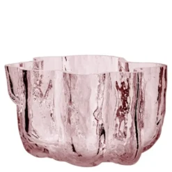 Crackle lyslykt 5,8 cm rosa