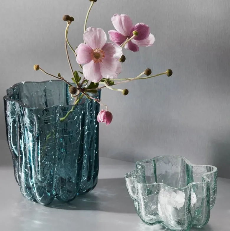 Crackle lyslykt 5,8 cm sirkulær