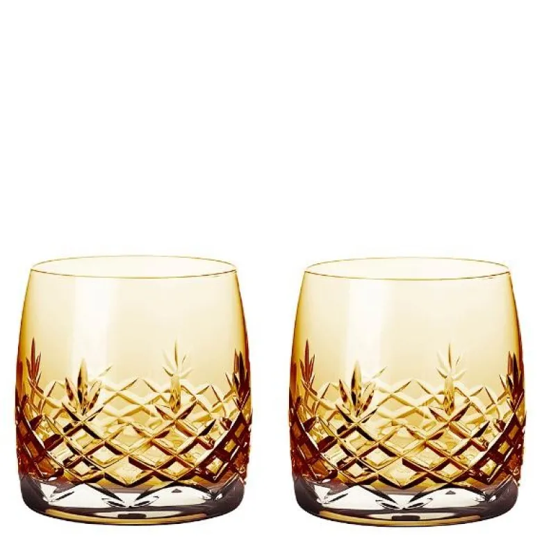 Crispy Aqua vannglass 23 cl 2 stk citrine