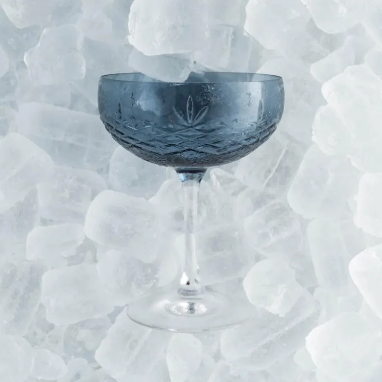 Crispy Gatsby champagneskål 30 cl 2 stk sapphire