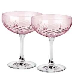 Crispy Gatsby champagneskål 30 cl 2 stk topaz