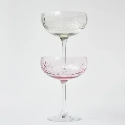 Crispy Gatsby champagneskål 30 cl 2 stk emerald
