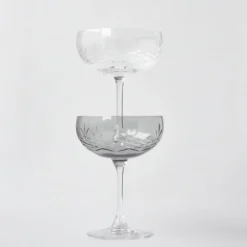 Crispy Gatsby champagneskål 30 cl 2 stk dark