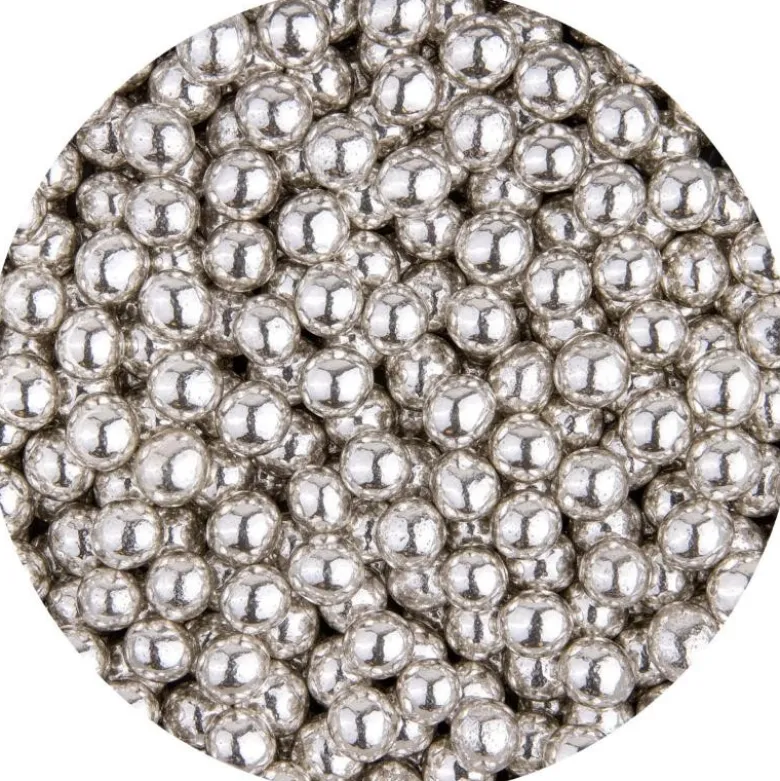 Crispy kuler 6mm 75g sølv