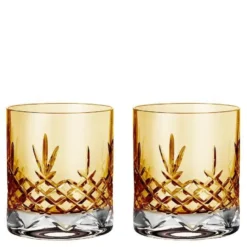 Crispy Lowball glass 38 cl 2 stk citrine