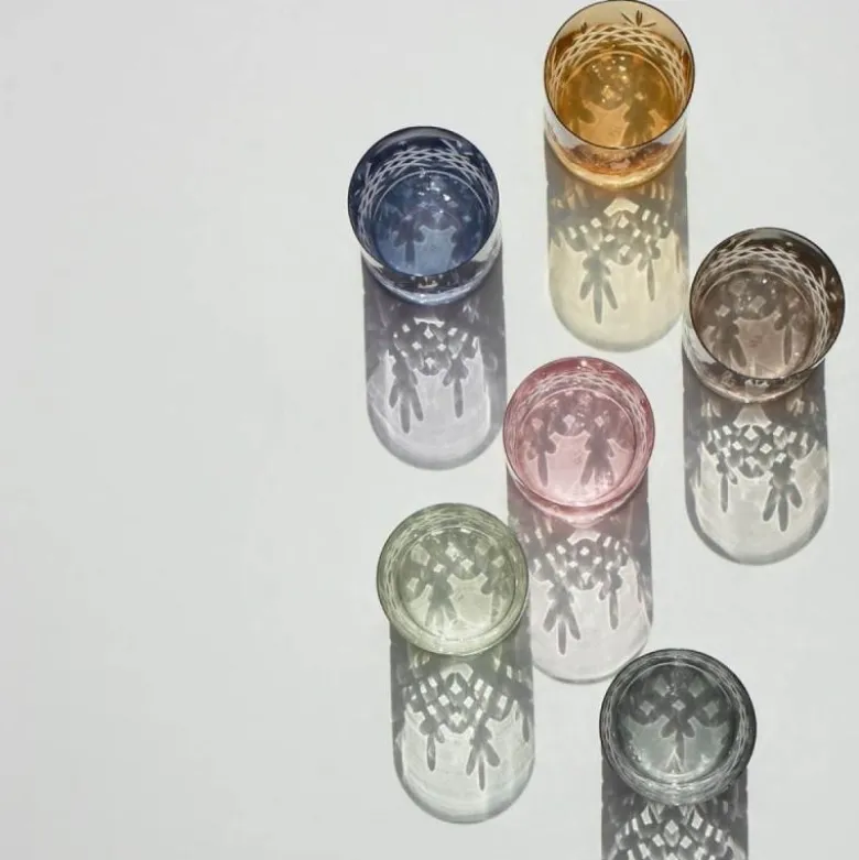 Crispy Lowball glass 38 cl 2 stk topaz