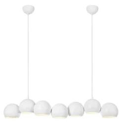 Cupolo pendellampe 7 lys 101 cm hvit