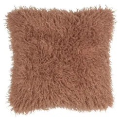 Curly putetrekk 48x48 cm terracotta