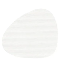 Curve Corduroy glassbrikke 11x13 cm Pure White