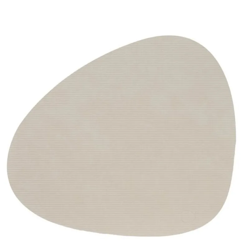 Curve Corduroy spisebrikke 37x44 cm oyster white