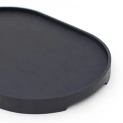 CurveLine serveringsbrett anti-slip 39x26 cm svart