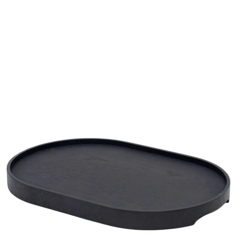 CurveLine serveringsbrett anti-slip 39x26 cm svart