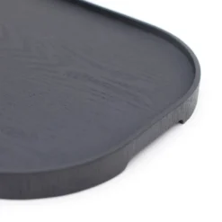 CurveLine serveringsbrett anti-slip 47x34 cm svart