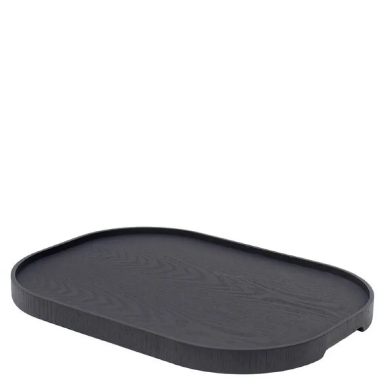 CurveLine serveringsbrett anti-slip 47x34 cm svart