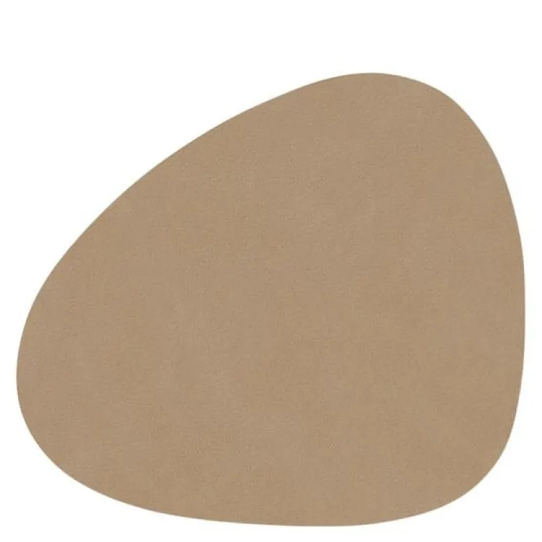 Curve Nupo glassbrikke 11x13 cm nougat