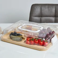 Daily Use serveringsfat med lokk 39x29 cm bambus