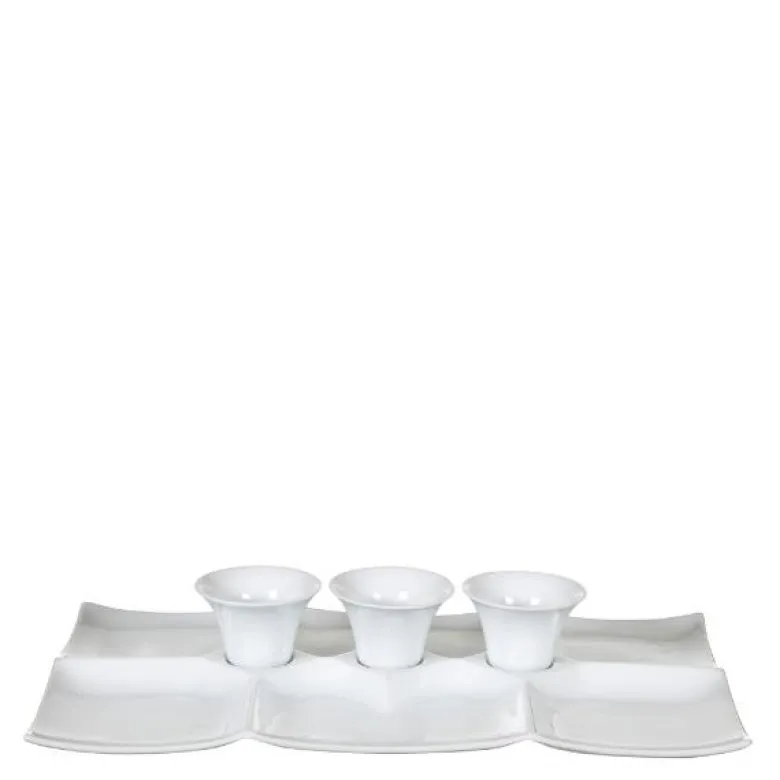 Daily Use tapasfat med 3 skåler 41x25 cm