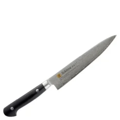 Damask grønnsakskniv 15 cm svart