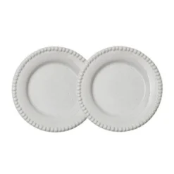 Daria asjett 18 cm 2 stk cotton white