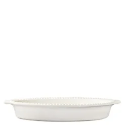 DARIA ovnsform 35 cm cotton white